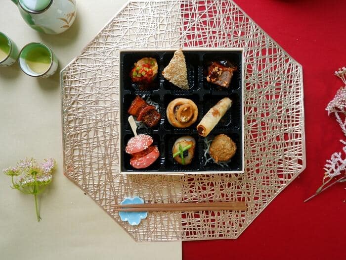Warm Canapes Box with 9 Canapes