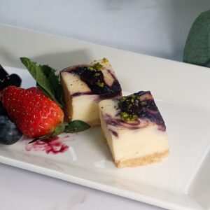 Blueberry Cheese Cake with Pistachio