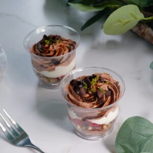 Chocolate Mousse Cup with Pistachio & Granola