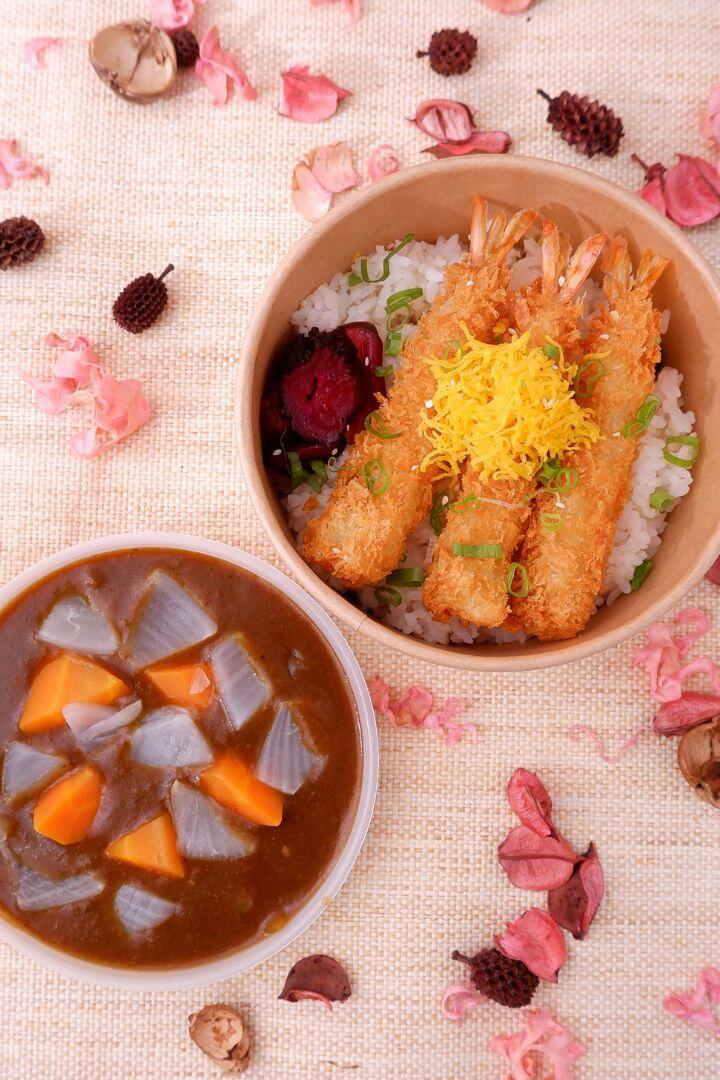 Panko Fried Shrimp Curry Rice