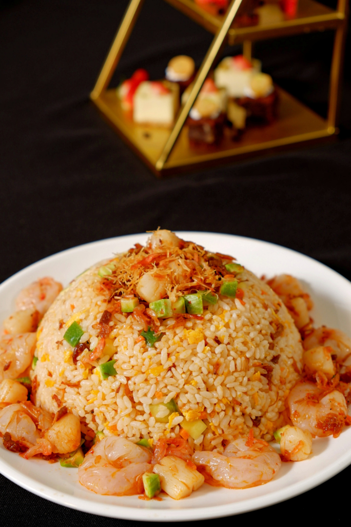 Fried Rice with Seafood, Sakura Shrimp & XO sauce in Secret Recipe