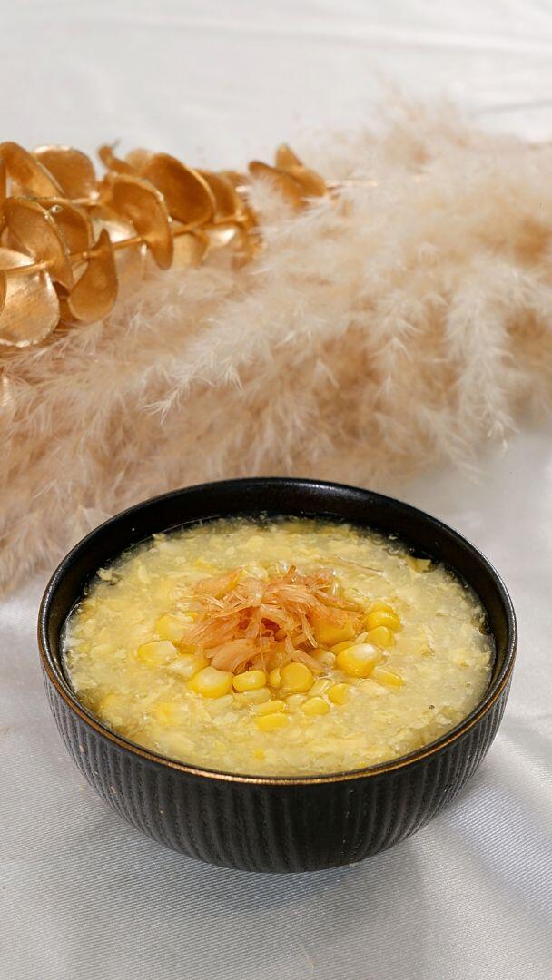 Dried Scallop & Sweet-corn Soup