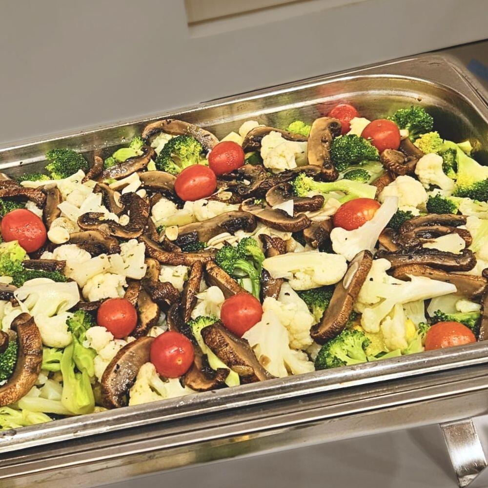 Grilled Portobello & Mixed Vegetables with Herbs & Garlic