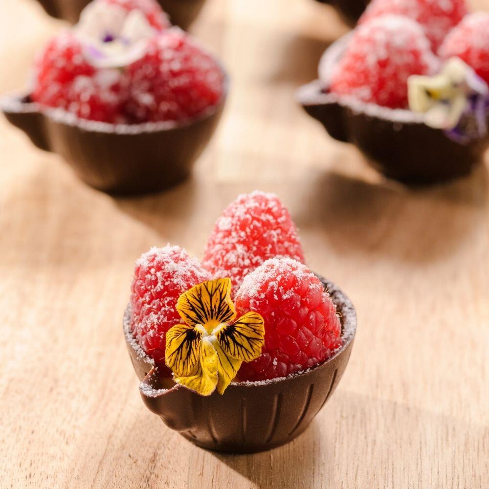 Raspberry Chocolate Cups