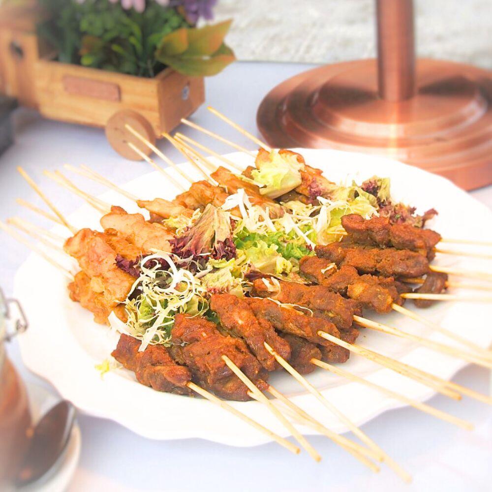 Thai Satay Skewer Platter (Beef _ Chicken)