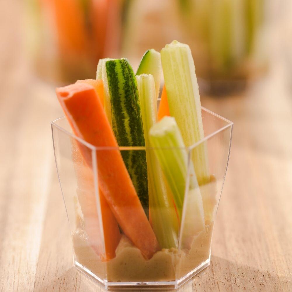 Veggie Cup with Hummus