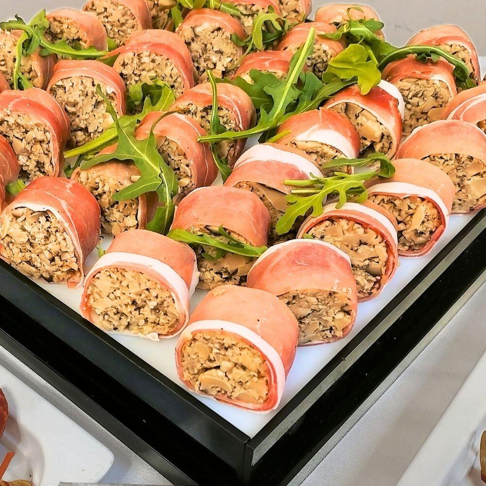 Parma Ham & Truffle Mushroom Roll