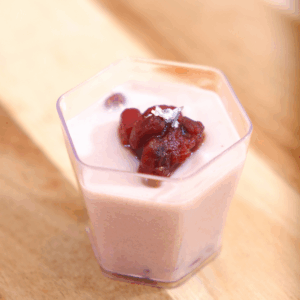 Mini Coconut Milk & Red Bean Pudding Cup
