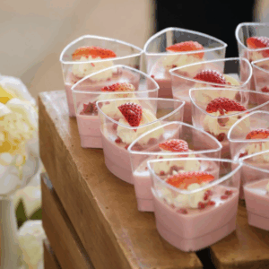 Mini Strawberry Mousse Cup