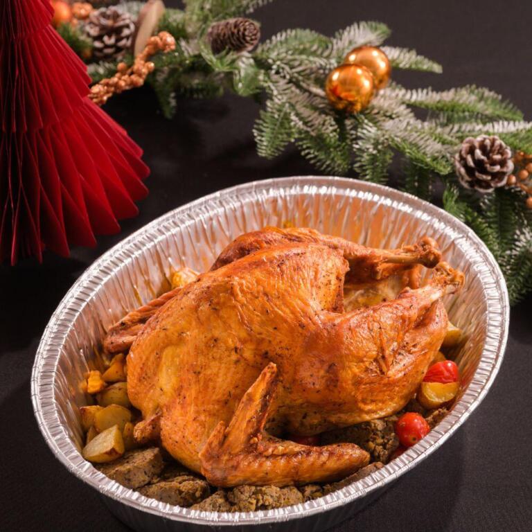 殿堂級釀火雞配金巴利汁